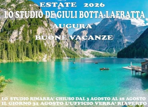  - DE GIULI BOTTA - LAFRATTA